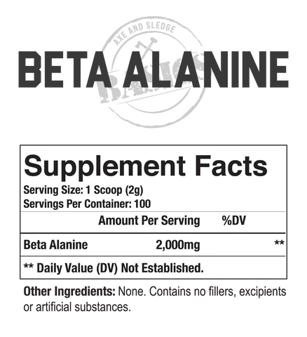 AXE & SLEDGE BETA-ALANINE