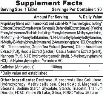 LIPODRENE w/ Ephedra. Hi tech