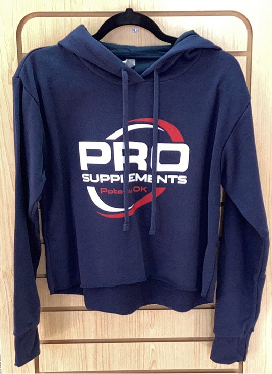 HOODIE CROP TOP NAVY