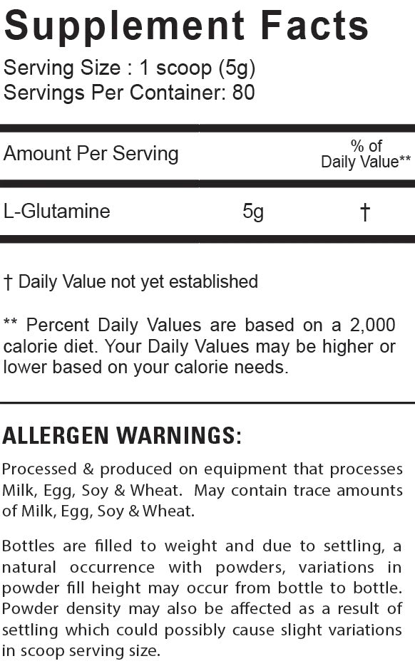 1st PHORM GLUTAMINE